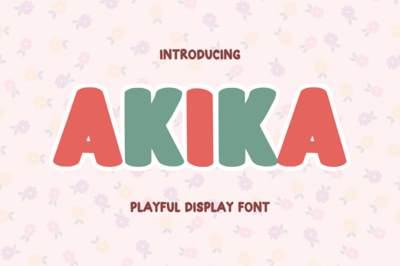 Akika: A Bold Display Font for Editorial Design