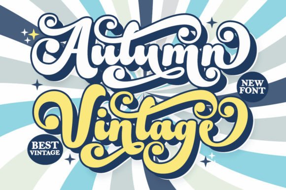 Autumn Vintage: A Display Font That Adds Warmth and Character to Your Brand