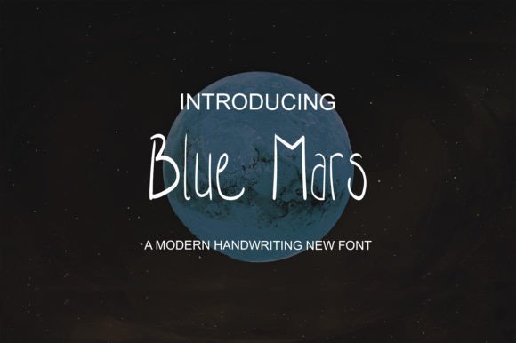 Blue Mars: A Playful Display Font for Joyful Digital Experiences