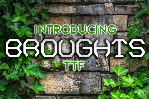 Broughts: A Sci-Fi Display Font That Anchors Editorial Calm