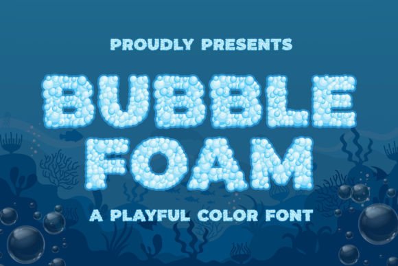 Bubble Foam: A Playful Display Font for Digital Design