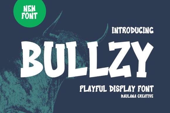 Bullzy: A Playful Display Font That Stands Out in Fast-Scrolling Feeds