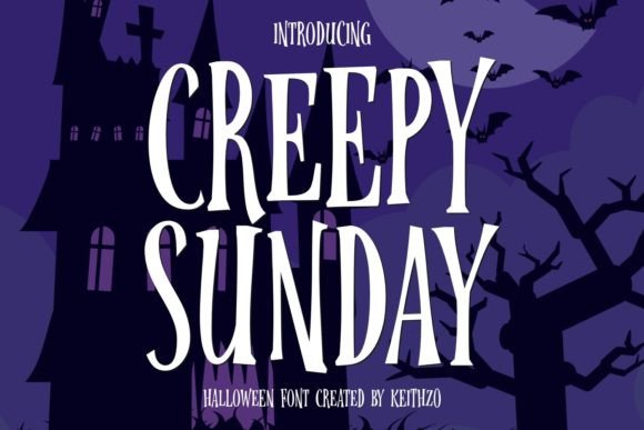 Creepy Sunday: A Distinctive Display Font for Bold Digital Identity