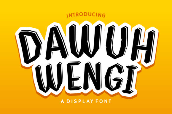 Dawuh Wengi: A Display Font That Adds Personality Without Sacrificing Clarity