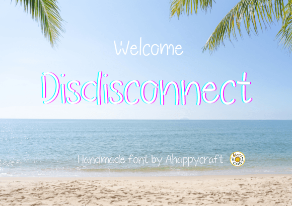 Disdisconnect: A Handmade Display Typeface with Quiet Confidence