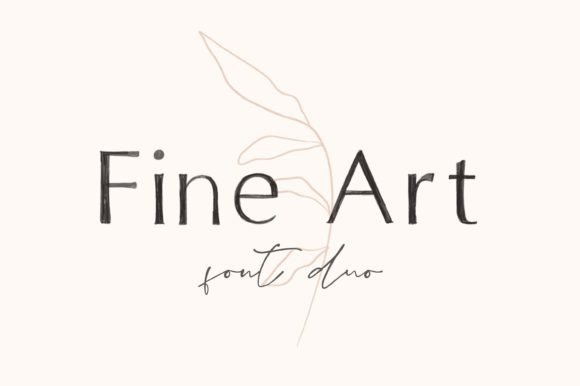 Fine Art Duo: A Thoughtful Display Font for Editorial Calm
