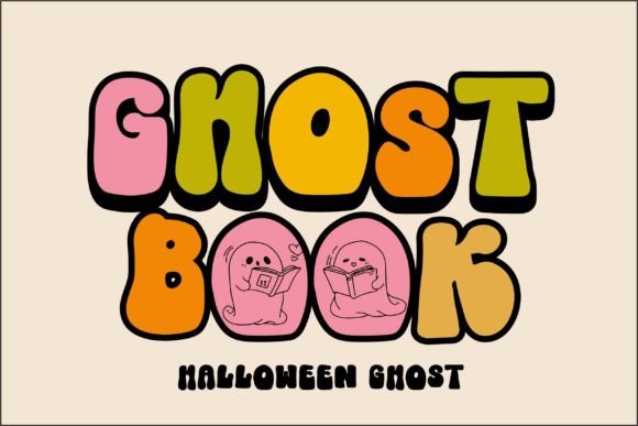 Ghost Book: A Playful Font for Festive Branding