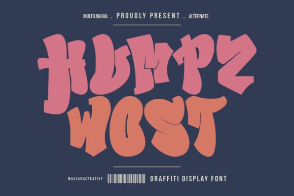 Humpz Wost: A Bold Display Font for Handmade Charm