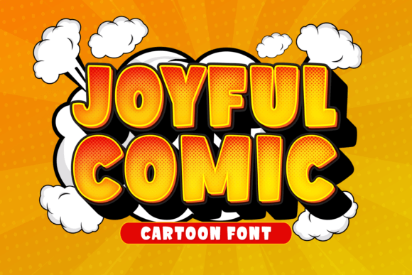 Joyful Comic: A Playful Display Font for Warm Brand Identities
