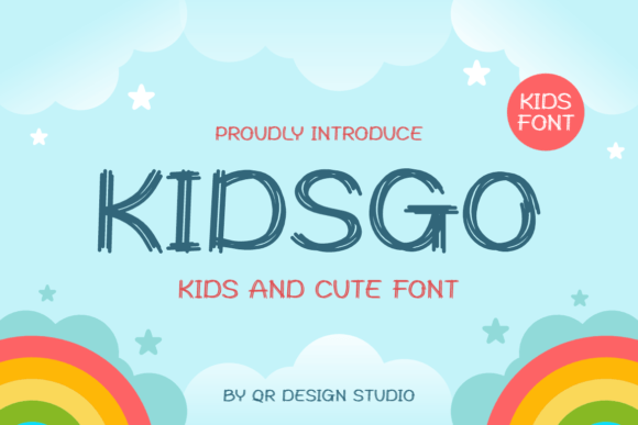 Kidsgo: A Playful, Polished Display Font for Small Business Branding