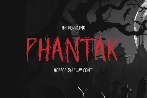 Phantak: A Handwritten Display Font That Adds Real Horror Ambiance