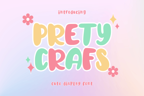 Prety Crafs: A Playful Display Font for Scroll-Stopping Marketing