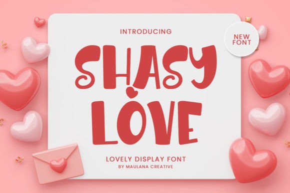 Shasy Love: A Romantic Display Font for Editorial Design