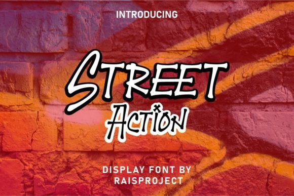 Street Action Font: Editorial Grit with Readable Edge