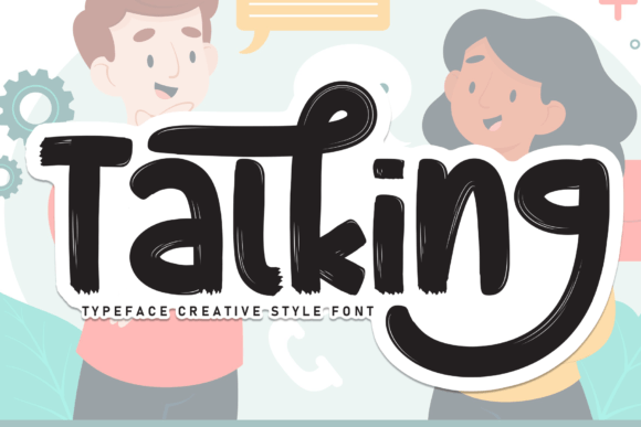 Talking: A Sweet Handwritten Font for Branding