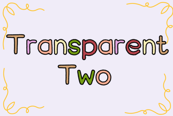 Transparent Two: A Font That Elevates Branding