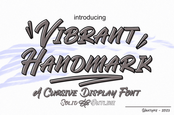Vibrant Handmark: A Display Typeface That Grabs Attention—Fast