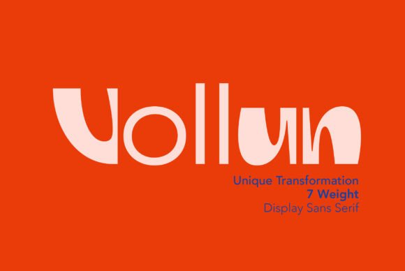 Vollun: A Display Font That Makes Your Brand Feel Intentional