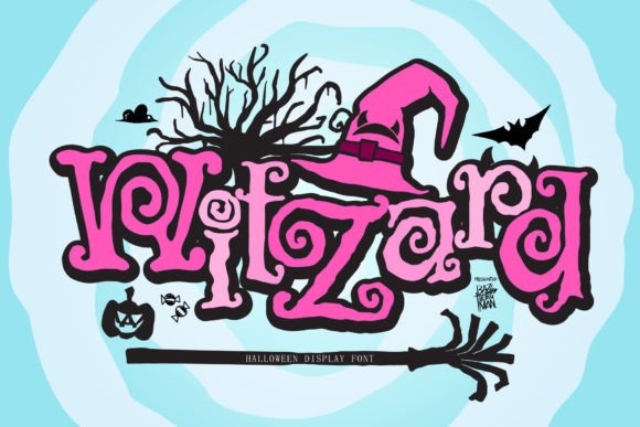 Witzard: A Spooky Display Font That Delivers Campaign Personality