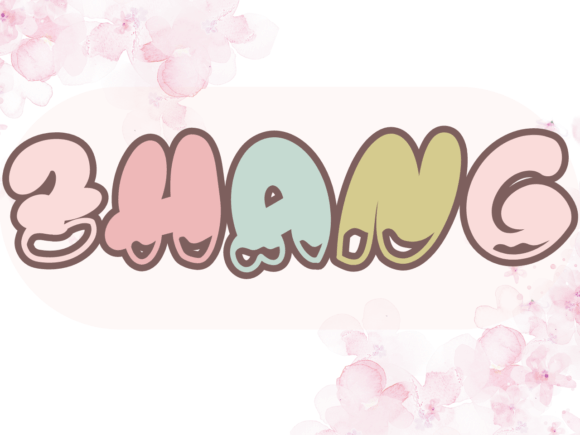 Zhang: A Vibrant Display Font for Digital Design